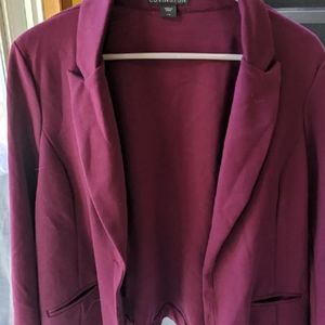 Very comfortable maroon blazer